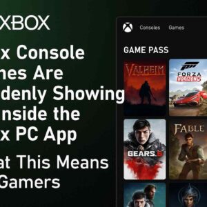 Read more about the article Xbox Console Games Are Suddenly Showing Up Inside the Xbox PC App – What This Means for Gamers