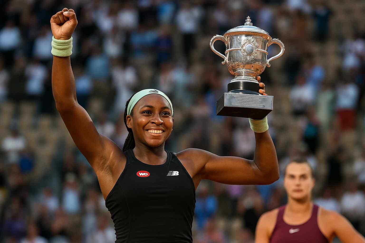 You are currently viewing Coco Gauff Tops Aryna Sabalenka to Give the French Open an American Champion