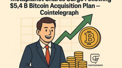 Metaplanet Shares Surge Following $5.4B Bitcoin Acquisition Plan – Cointelegraph