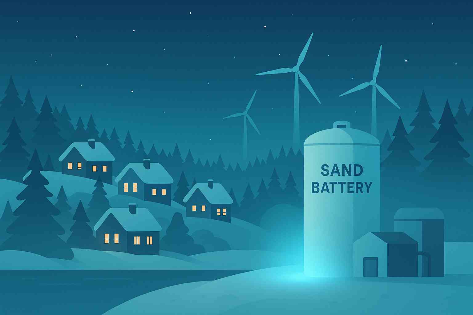 You are currently viewing How Finland’s World-Leading Sand Battery Powers Town Heating Without Fossil Fuels