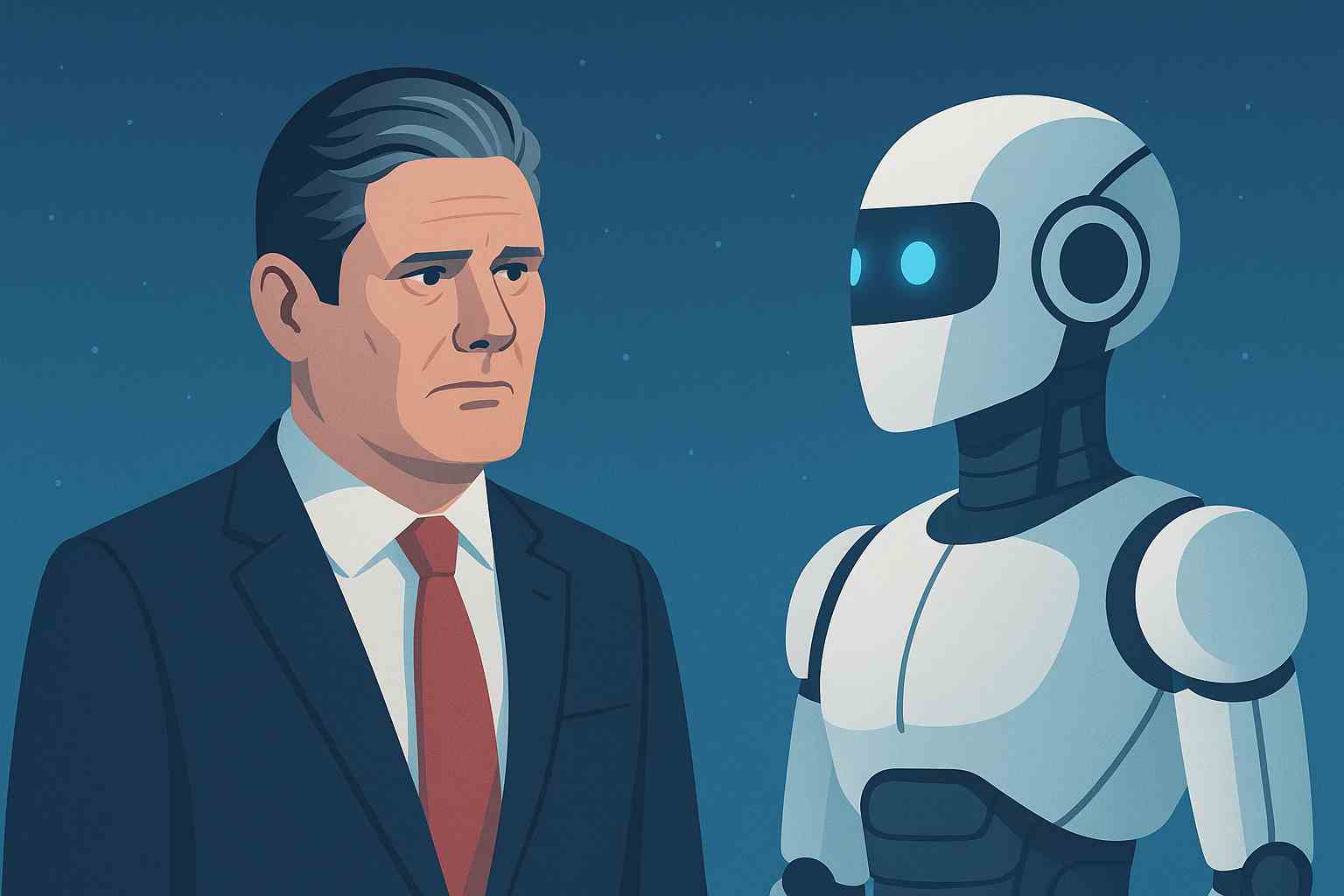 You are currently viewing Starmer Urges UK to Overcome AI Job Concerns Amid Tech Leaders’ Warnings