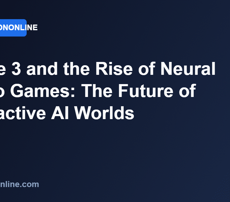 Genie 3 and the Rise of Neural Video Games: The Future of Interactive AI Worlds