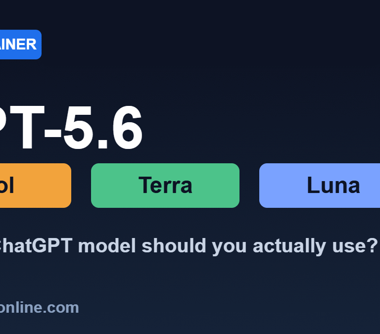 GPT-5.6 Sol, Terra and Luna — which ChatGPT model to use