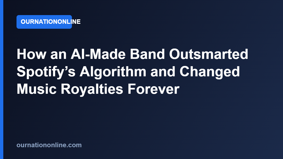 Read more about the article How an AI-Made Band Outsmarted Spotify’s Algorithm and Changed Music Royalties Forever