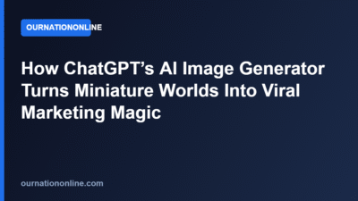 How ChatGPT’s AI Image Generator Turns Miniature Worlds Into Viral Marketing Magic