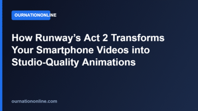 How Runway’s Act 2 Transforms Your Smartphone Videos into Studio-Quality Animations